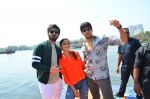 Alia Bhatt, Sidharth Malhotra and Fawad Khan snapped at Jetty in Mumbai on 8th March 2016